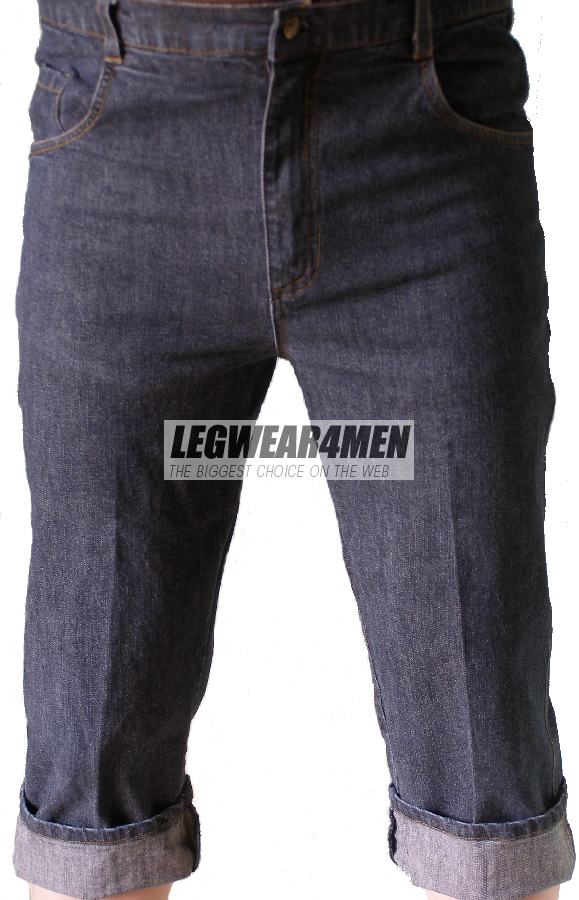 L4M 930 Denim Capri Shorts